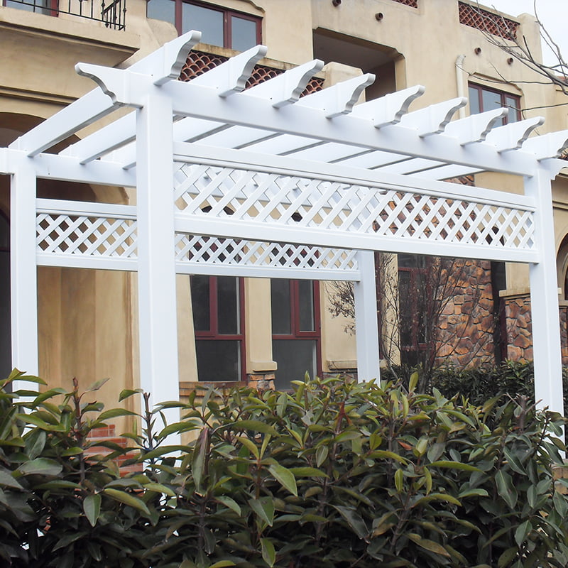 PVC pergola rácsos